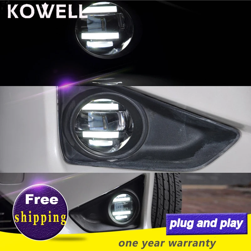 Автомобильный Стайлинг KOWELL противотуманная фара для Ford focus fiesta Ecosport Mondeo Mustang