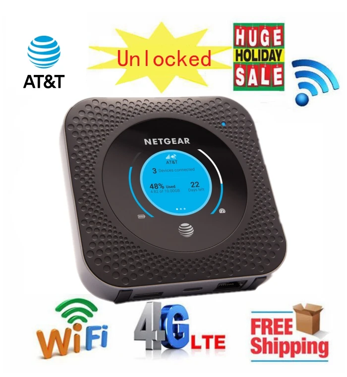 Разблокированный Wi Fi роутер US ATT NETGEAR Nighthawk M1 MR1100 CAT16 с поддержкой