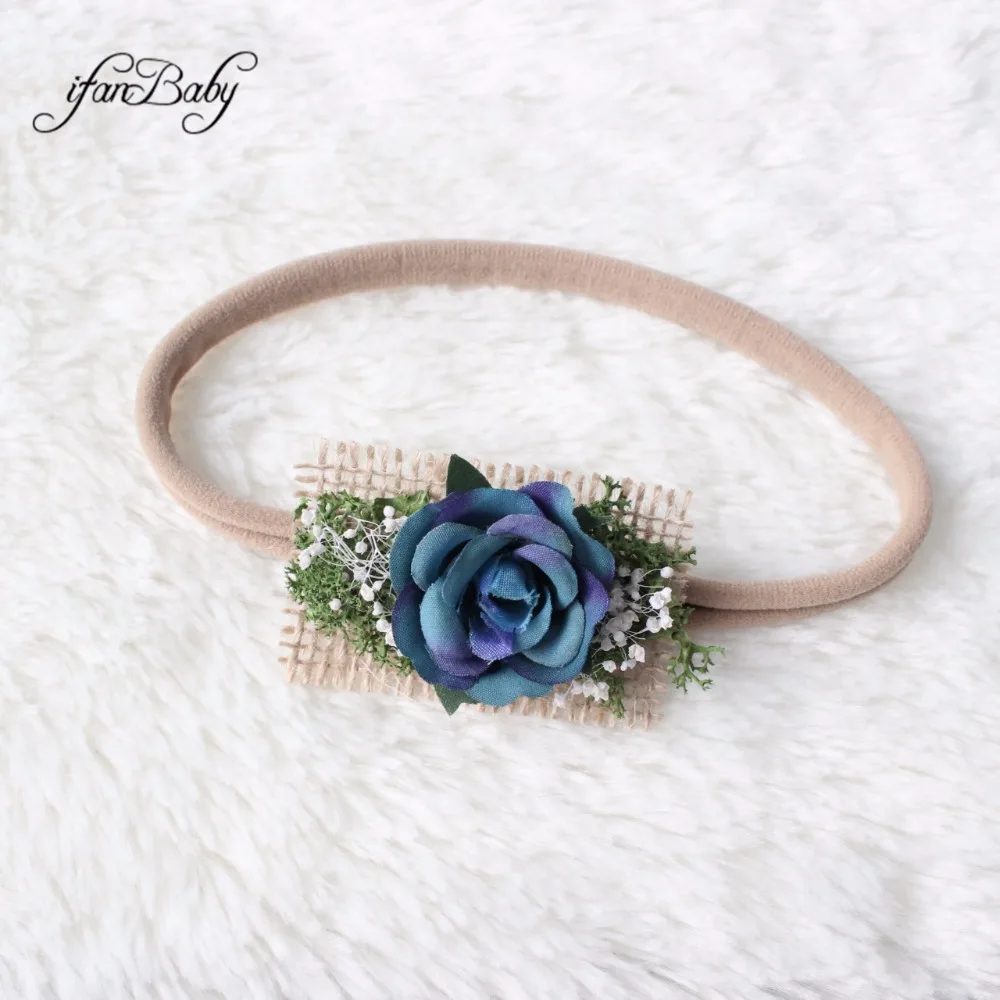 2018 нейлоновая эластичная повязка на голову с цветочным рисунком для детей и