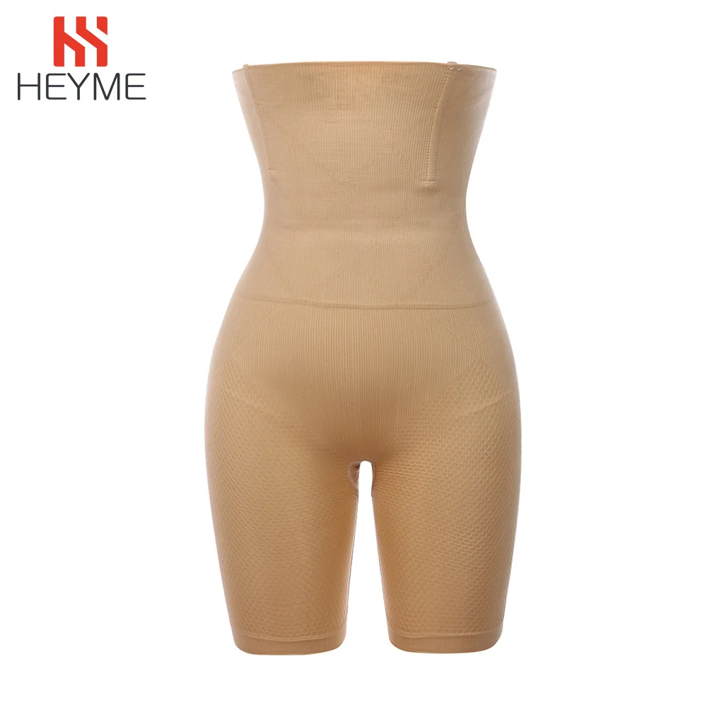 Nude HEYME женское моделирующее белье сжигание жира животик контроль белье для похудения и коррекции фигуры обертывания завышенная талия, животик пояс средство для сброса веса - Цвет: Nude