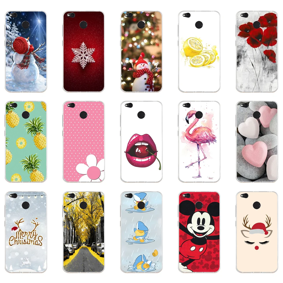Чехол D для Xiaomi Redmi 4X, милые сумки, мягкий силиконовый чехол из ТПУ для Xiaomi Redmi 4X, чехол для Redmi 4X, чехлы для телефонов