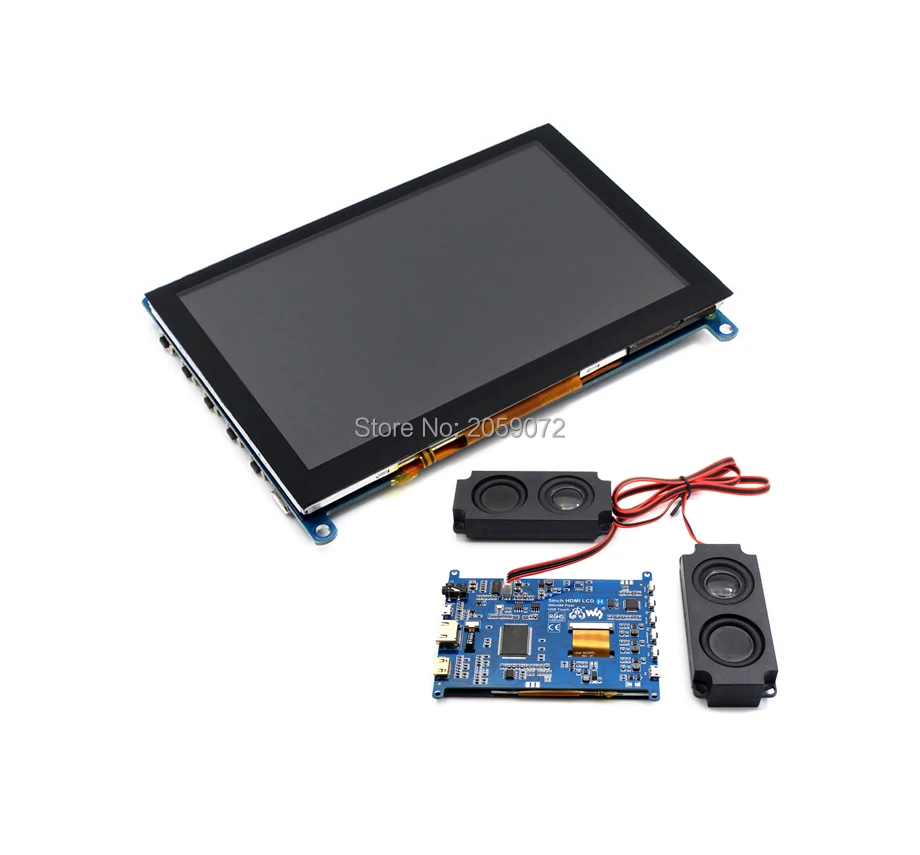 Raspberry Pi 5 дюймовый ЖК USB емкостный сенсорный экран HDMI VGA дисплей для компьютера