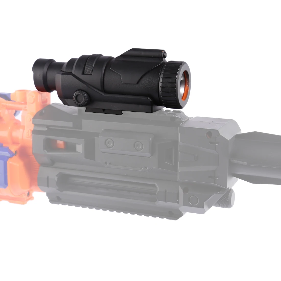 Модифицированная часть тактический фонарик для Nerf Элитной серии/Stryfe/Retaliator/Rapidstrike/Modulus Регулятор-черный