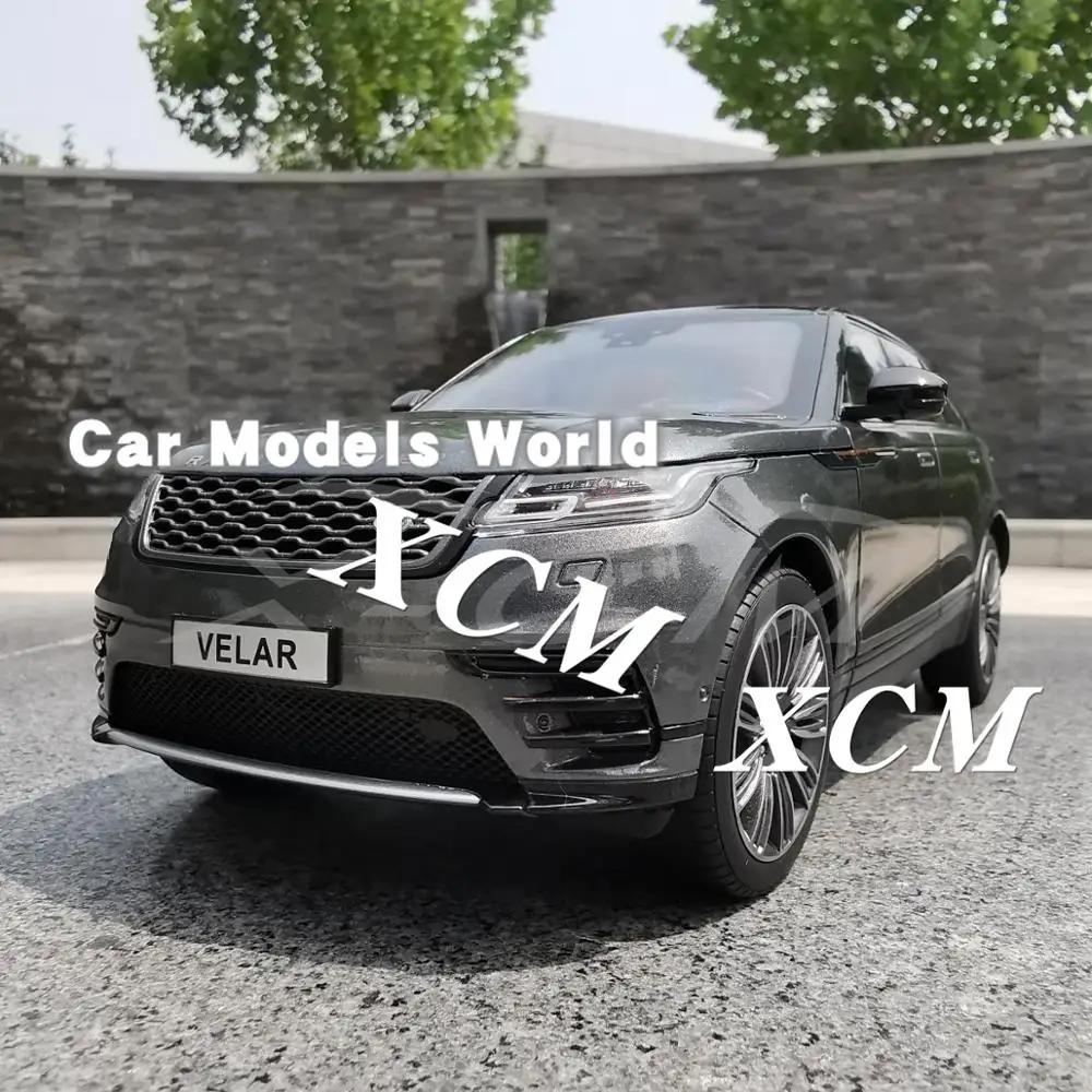 Литая модель автомобиля для LCD Velar 1:18 (серый) + небольшой подарок!|Наземный