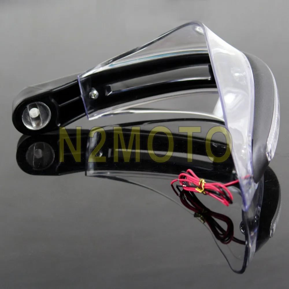 Ясно Мотокросс 22 мм 7/" Handguard белый указатель поворота рук протектор для CBR YZF KTM DUCATI Мотогонки велосипед