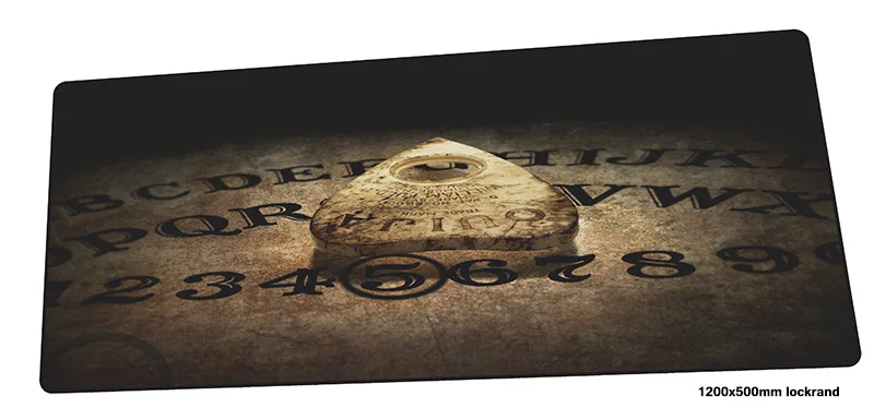 size 1200x500x2mm Ouija доска коврик для мыши 1200x500 мм коврики для мыши Инди-поп игровой коврик для мыши геймер эстетика персонализированные коврики для мыши Клавиатура ПК pad - Цвет: size 1200x500x2mm