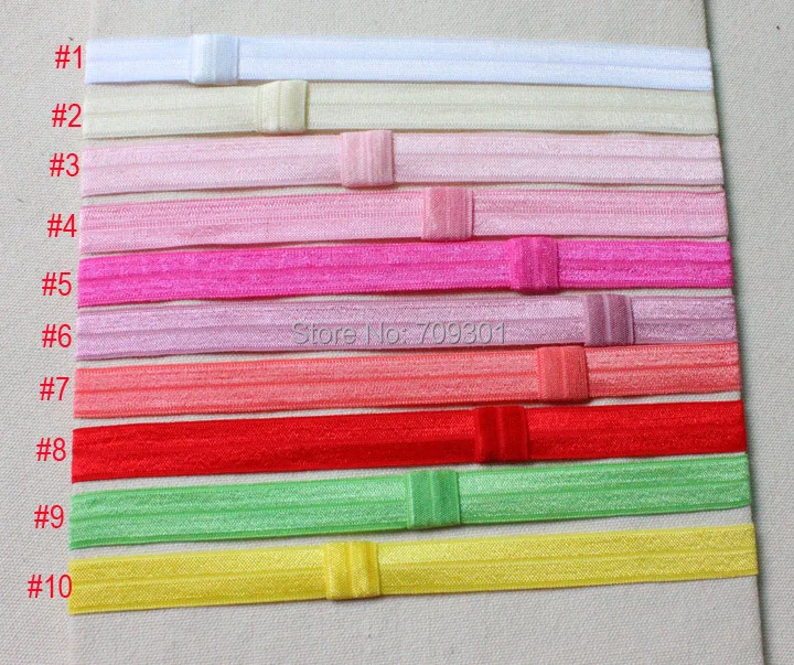 Эластичные ободки для волос 200 шт./лот 20 цветов (смешанные цвета)|foe headbands|elastic