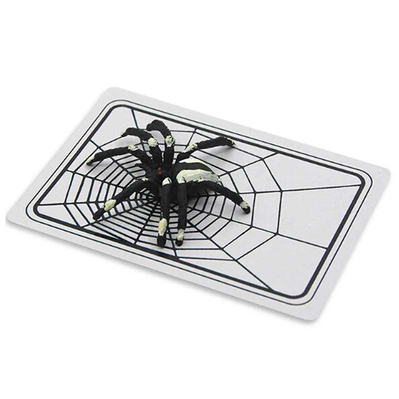 1 Набор новинка паук и сетка карты для фокусов реквизит игрушки искусственная