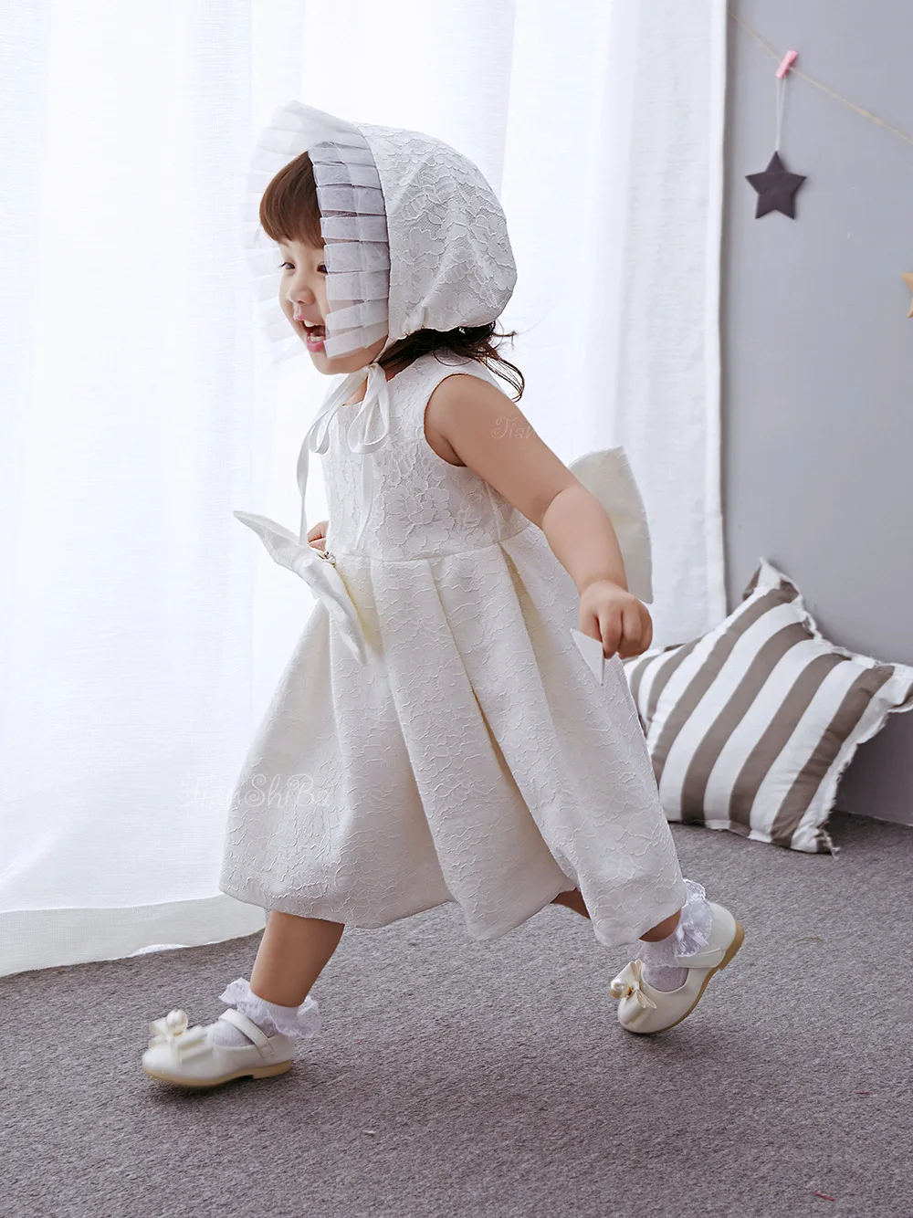 Корейская девушка полный год baby dress полнолуние вино день рождения свадьба Princess