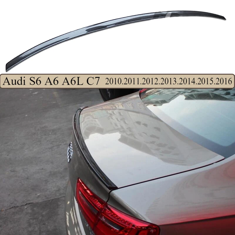 Высококачественный спойлер из углеродного волокна для Audi A6 A6L S6 C7 2013 2014 2015 2016