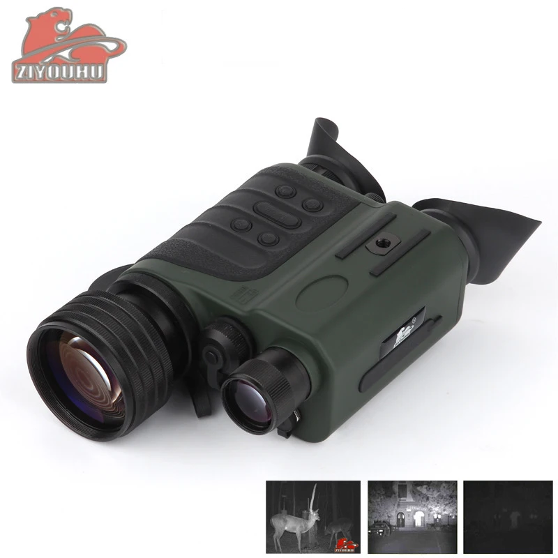 

ZIYOUHU 30-кратный зум HD цифровой прицел ночного видения, инфракрасная камера, нетепловизионные очки ночного видения для охоты-WIFI