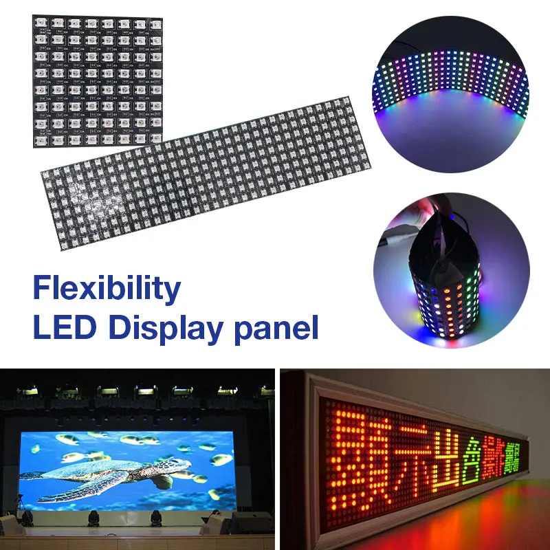 Красочные видео занавес LED Pixel панель 5 в RGB Ip20 ночника управление музыкой