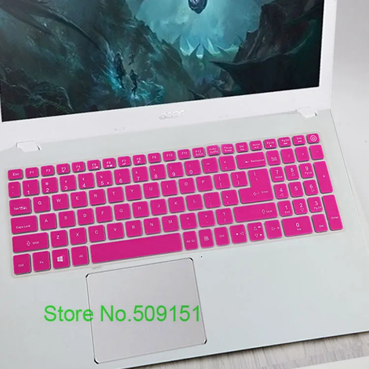 Силиконовая защитная накладка для клавиатуры 15 6 дюйма Acer Aspire V5 591G E5 772G TMTX50 K50|silicone