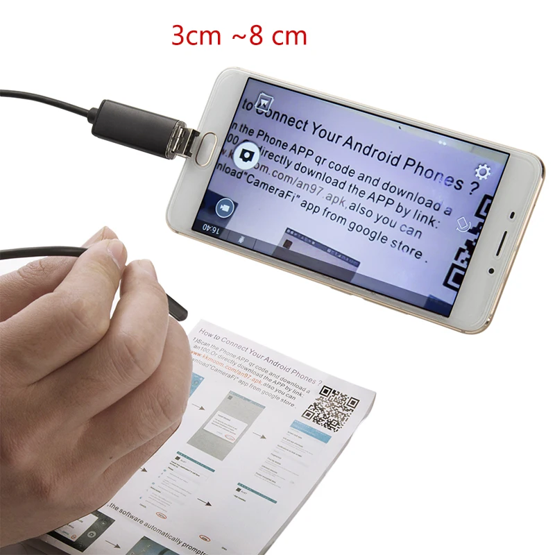Микро usb эндоскоп для Android телефона и ПК Stardot 7 мм Диаметр 6LED IP67 камера наблюдения