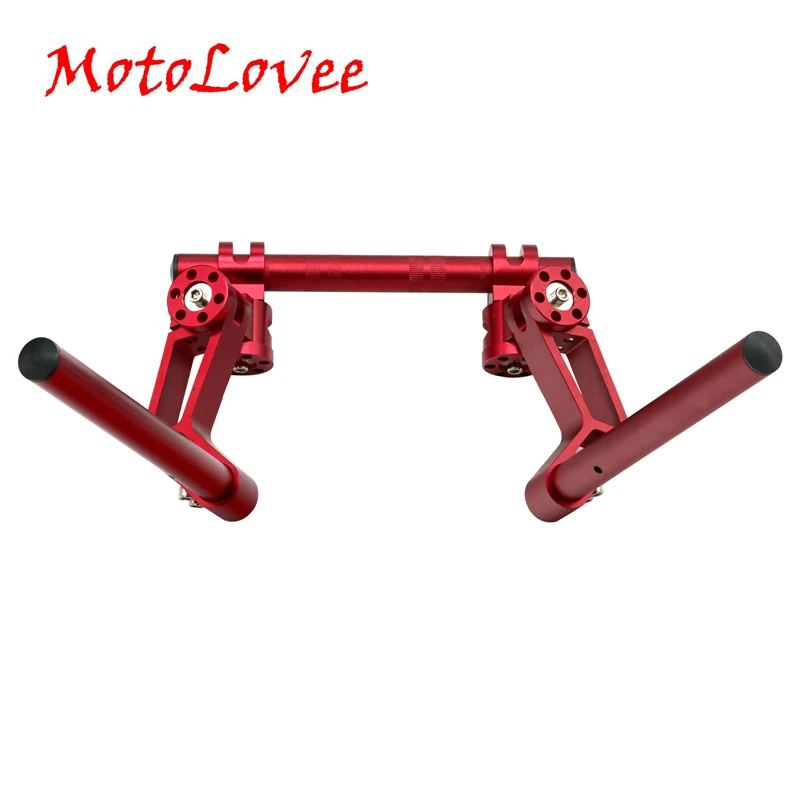 MotoLovee светодиодный переключатель из нержавеющей стали для мотоцикла на руль с регулируемым креплением, водонепроницаемые переключатели, кнопка 12 В постоянного тока, противотуманный светильник