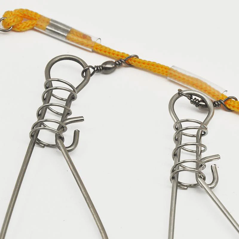 5 м рыболовный замок Пряжка из нержавеющей стали прямой ремень Стрингер и снасти