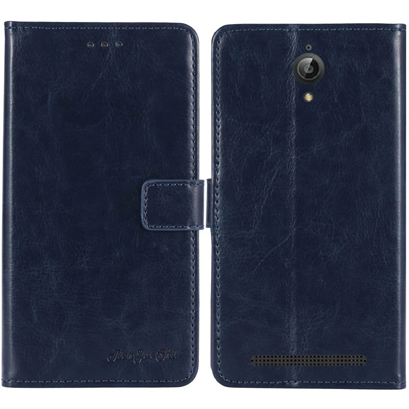 Чехол книжка TienJueShi защитный кожаный чехол кошелек Etui для TP Link Neffos Y5s 5 дюймов|Сумки