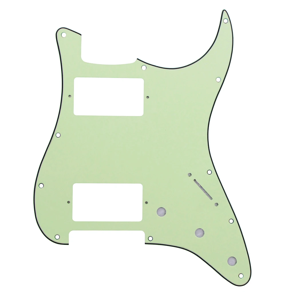 5 шт. ПВХ 3Ply HH Humbucker гитарный маркер 11 отверстий струнные гитарные части и