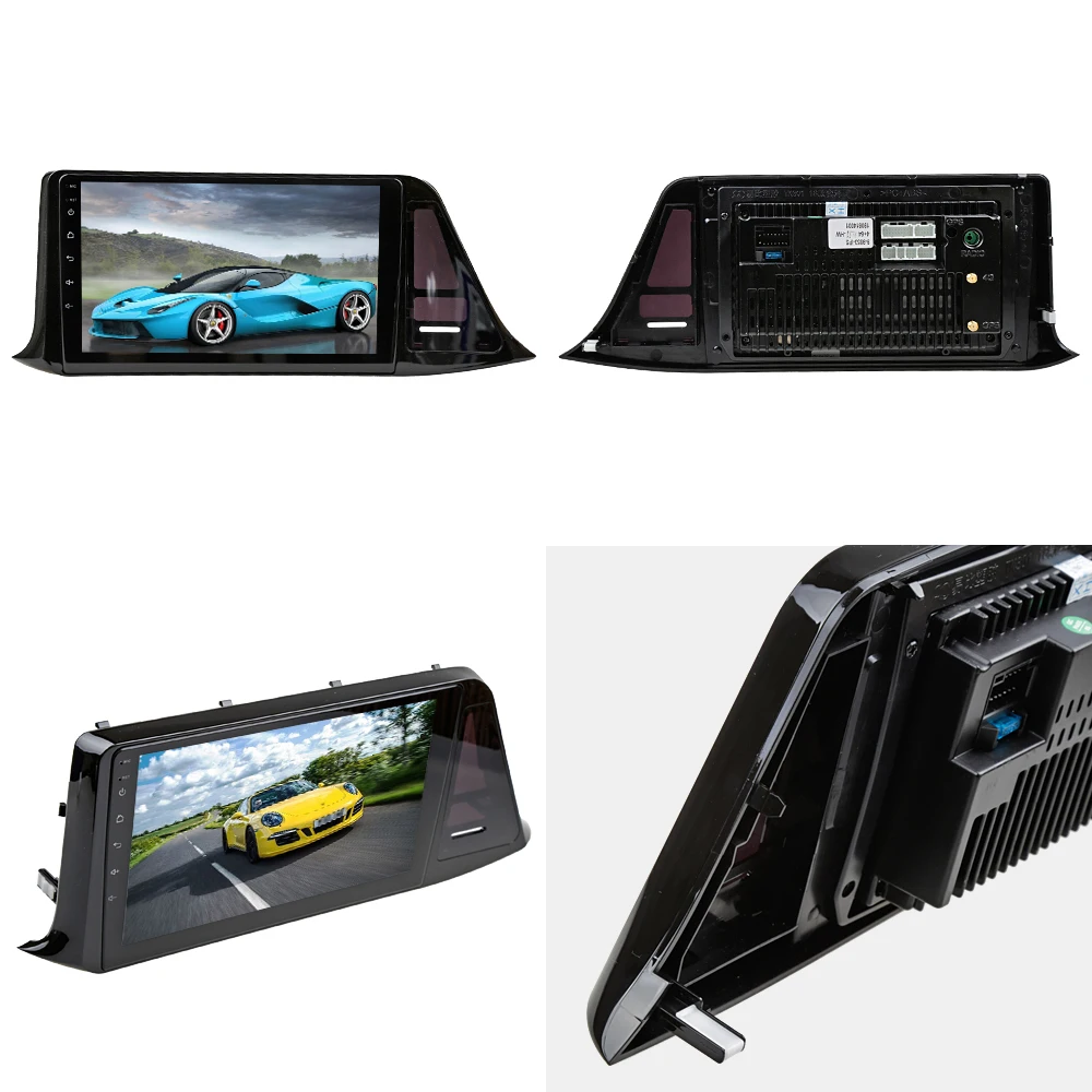 Sinosmart Android 8 1 2Din IPS/QLED 2.5D экран автомобиля gps радио навигация плеер для Toyota CH R евро