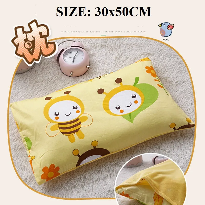 bee 30x50cm Прямоугольная детская подушка, милая детская подушка для головы, Студенческая Подушка для сна, не скатывается, формирующая подушка для младенцев, поддержка для сна - Цвет: bee 30x50cm