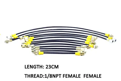 23cm npt F-F Шланг высокого давления для PCP Пейнтбол Дайвинг наполнение воздуха части связанные различные длины и варианты резьбы - Цвет: 23cm npt F-F