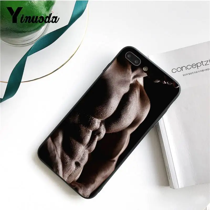 Yinuoda для iphone 7 6 X корпус мужской мышцы человек много цветов Роскошный чехол