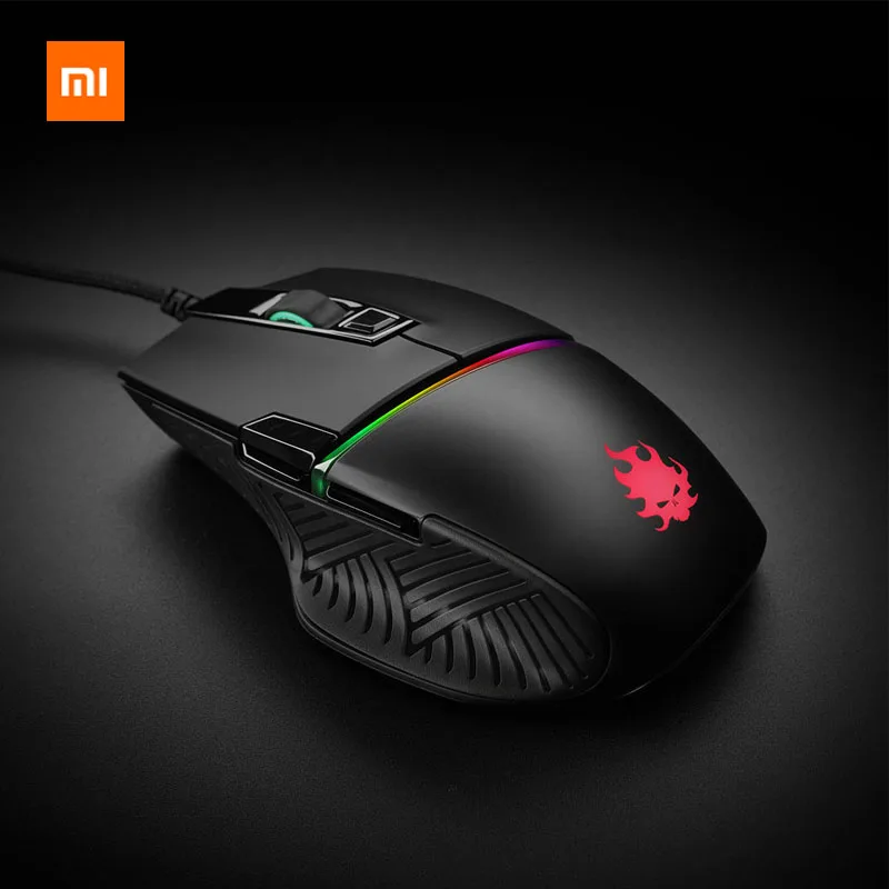 Xiaomi игровая мышь blashoul Y720Lite 1000GHz 12000 точек/дюйм RGB подсветка программируемая
