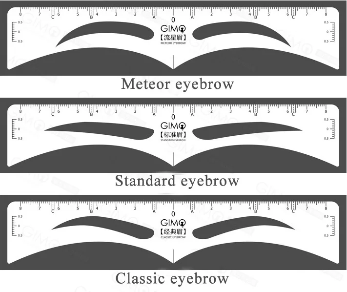 20 штук постоянного макияжа для одноразового миниатюрного коносамента бровей