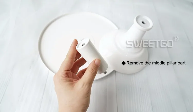 SWEETGO Grand baker подставка для торта 10 дюймов инструменты для свадебного торта регулируемая высота Фондант Торт Дисплей аксессуар для вечерние формы для выпечки
