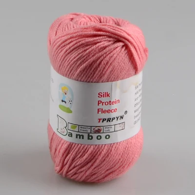 109 meat pink TPRPYN 50 г = 1 шт. пряжа для вязания, нанометровая Белковая бархатная мягкая пряжа для детской одежды - Цвет: 109 meat pink