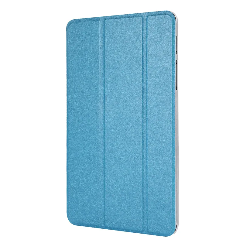 sky blue Прозрачный из искусственной кожи Флип Стенд ультратонкий защитный чехол для huawei MediaPad T3 10 9,6 дюйма AGS-L09 AGS-L03 Tablet Cover - Цвет: sky blue