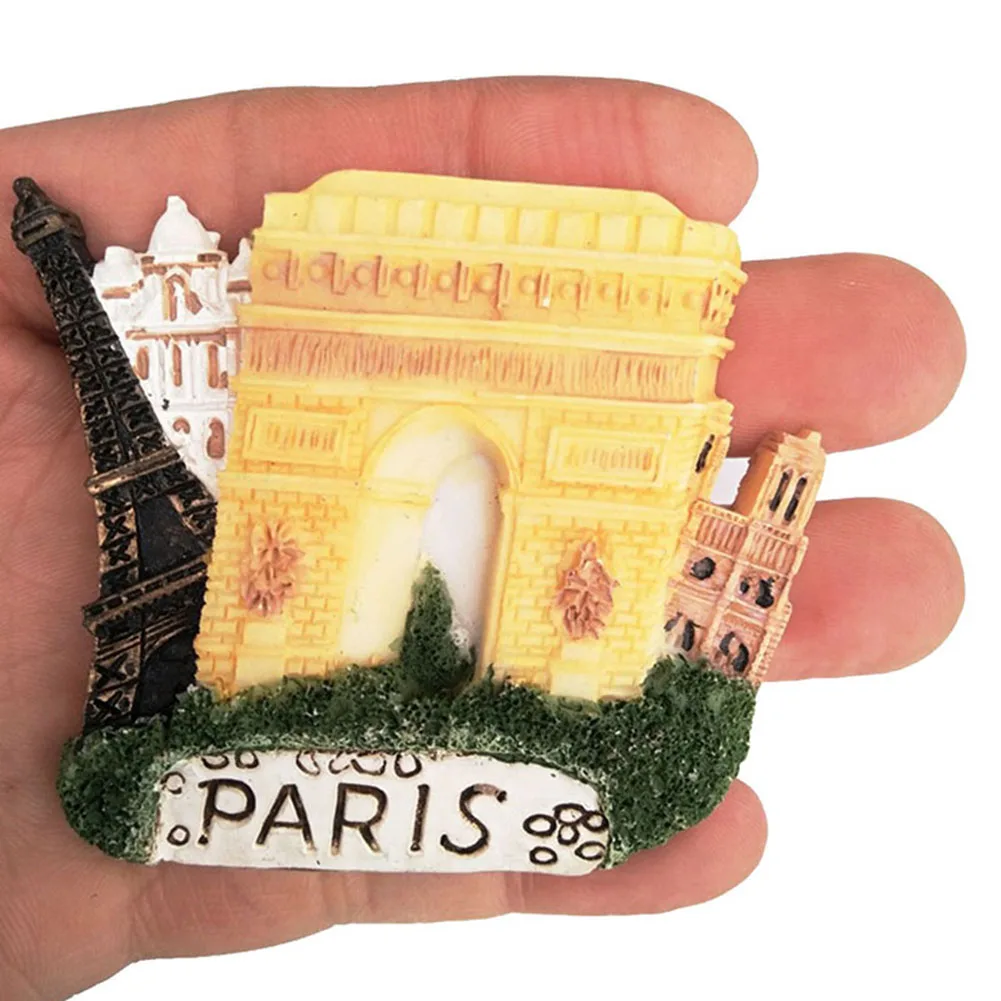 Notre Dame DE Paris 3D магнит на холодильник ремесло Триумфальная арка Франции