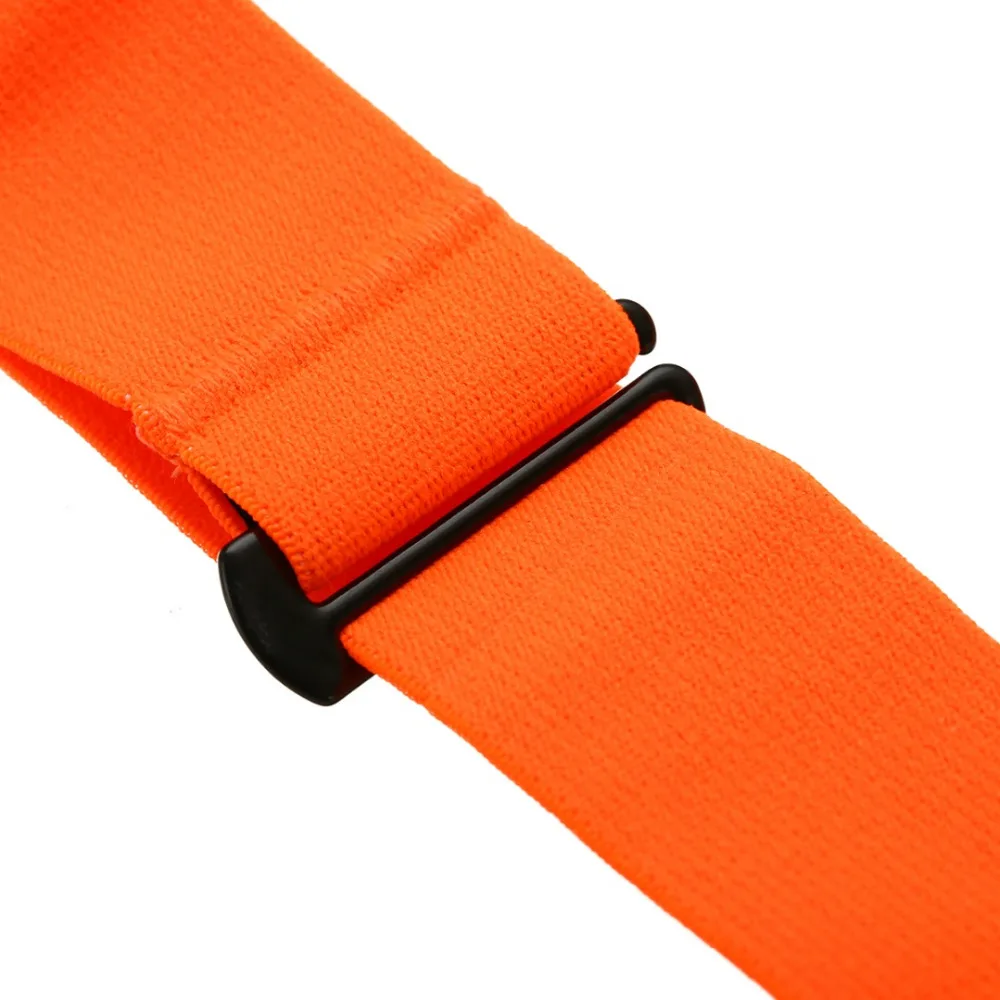 Оранжевый Высококачественный эластичный ремень ремешок для измерения частоты
