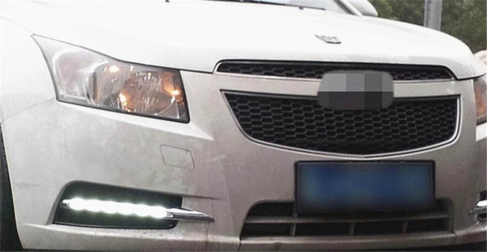 Автомобильная проблесковая для chevrolet cruze 2009 2010 2011 2012 2013 DRL Вождения освещают светильник противотуманная фара реле DRL Дневной светильник