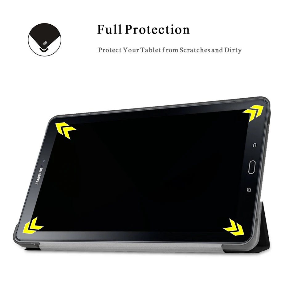 Складной флип чехол из искусственной кожи для Samsung GALAXY Tab A с S Pen P580 P585 P580N 10 1