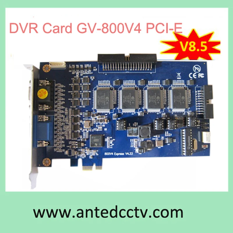 Камера видеонаблюдения GV 800 dvr карта PCI E V8.5 V8.6 16CH видеозапись|dvr card|gv cardvideo surveillance card