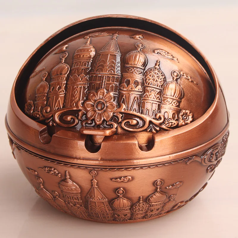 Европейский ретро домашний пепельница творческая личность милый чехол