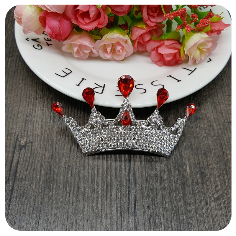 Blingbling Роскошный Кристалл Queen корона брошь оптовая продажа ювелирных изделий 6