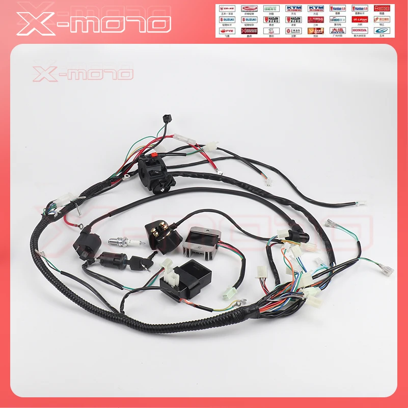 Полный Жгут проводки катушка зажигания CDI для 150cc 200cc 250cc 300cc Zongshen livan ATV Quad Buggy