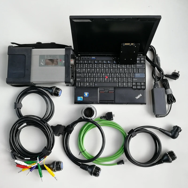 

Инструмент для автодиагностики MB Star C5 SD Compact 5 с программным обеспечением V03.2022 X/Vediamo/DTS/EPC/WIS в SSD/HDD и б/у ноутбуке X201 I7 8G