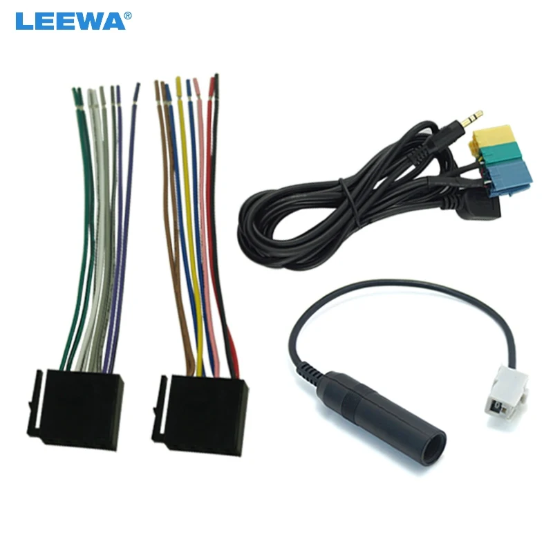 LEEWA 5 комплектов 2 в 1 3 мм + USB разъем аудио адаптер кабель Kia Aux CD плеер к MP3 для Hyundai