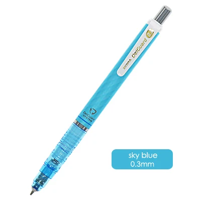 03sky blue 1 шт. MA85 zebra DelGuard анти ломающийся сердечник механический карандаш высокого качества прокладочный карандаш школьные принадлежности - Цвет: 03sky blue