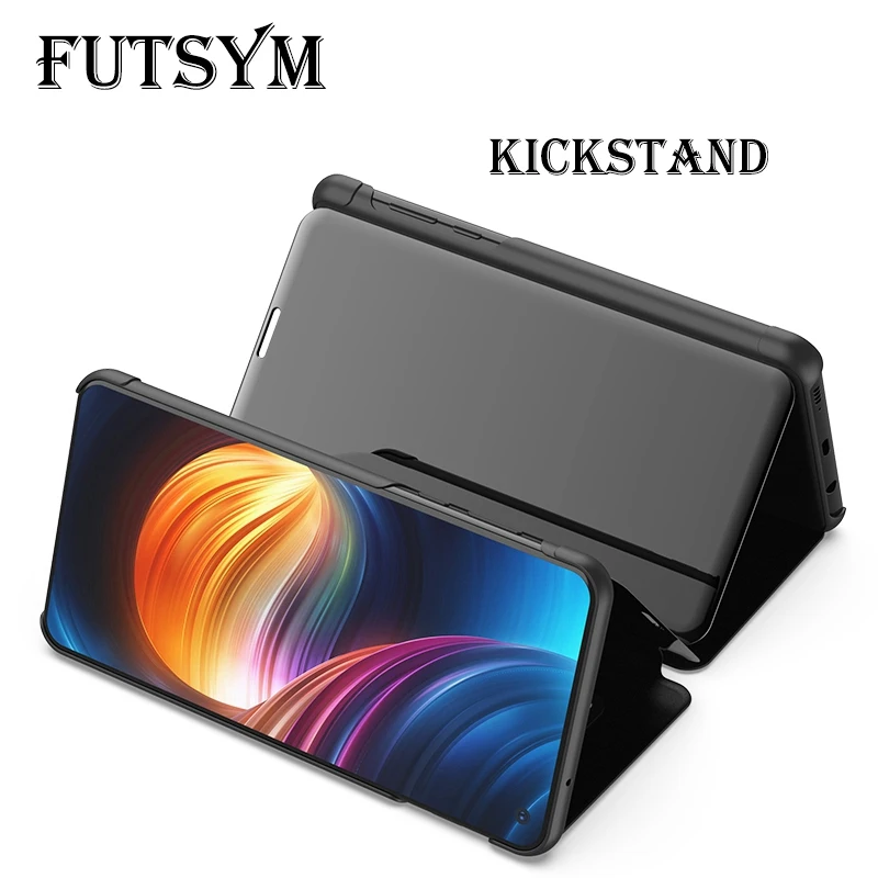 Luxury Smart Mirror Flip Leather Kickstand Case for Huawei P30 Wireless Charger P20 Lite Pro | Мобильные телефоны и