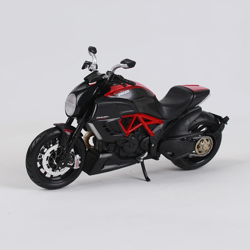 Maisto 1:12 ducati diavel углеродистая черная мотоциклетная литая под давлением металлическая модель наборы сборная линия мотоциклетная коллекция мотоцикл 39196