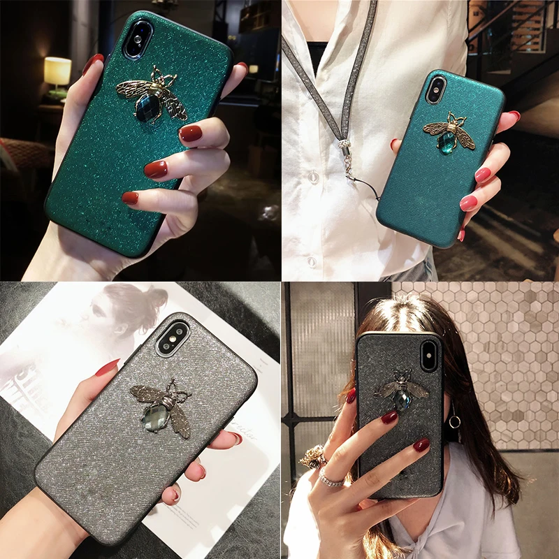 Новый роскошный модный блестящий чехол в стиле ретро со стразами для iphone 6 6S plus 7