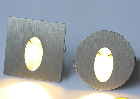 10 шт. теплый белый/белый 3 Вт светодиодный настенный светильник угловой