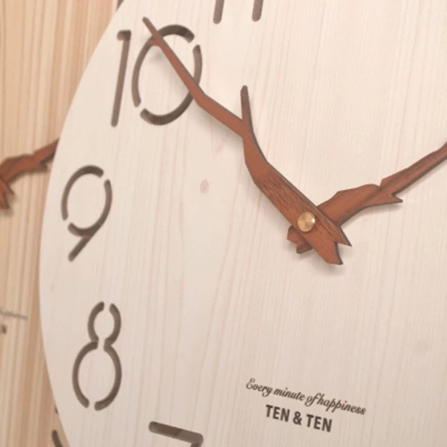 Кухонные часы креативные бесшумные настенные современный декор Saatk дизайн