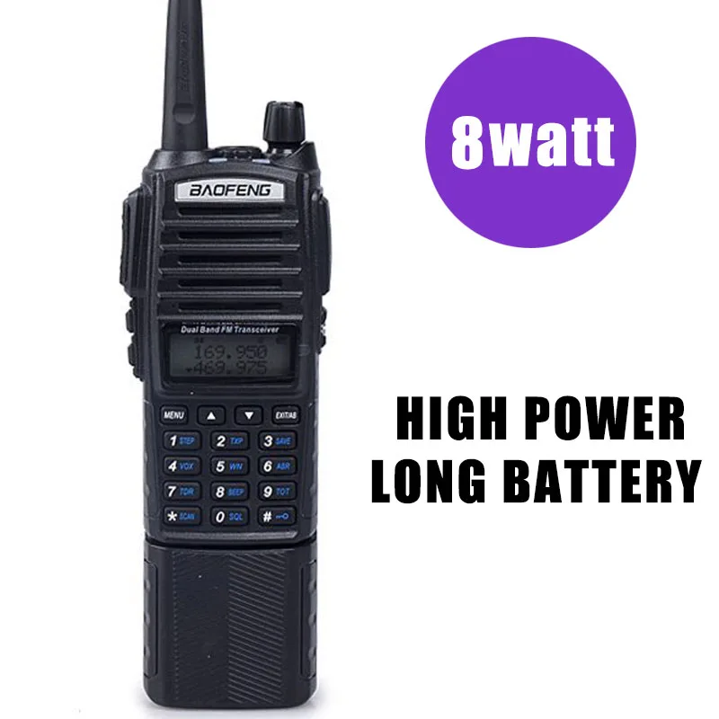 factory standard Baofeng UV-82 plus мощная 8 Вт рация 3800 мАч портативная рация Двухдиапазонная 10 км портативная UV82 двухсторонняя радио+ NA-771 антенна - Цвет: factory standard