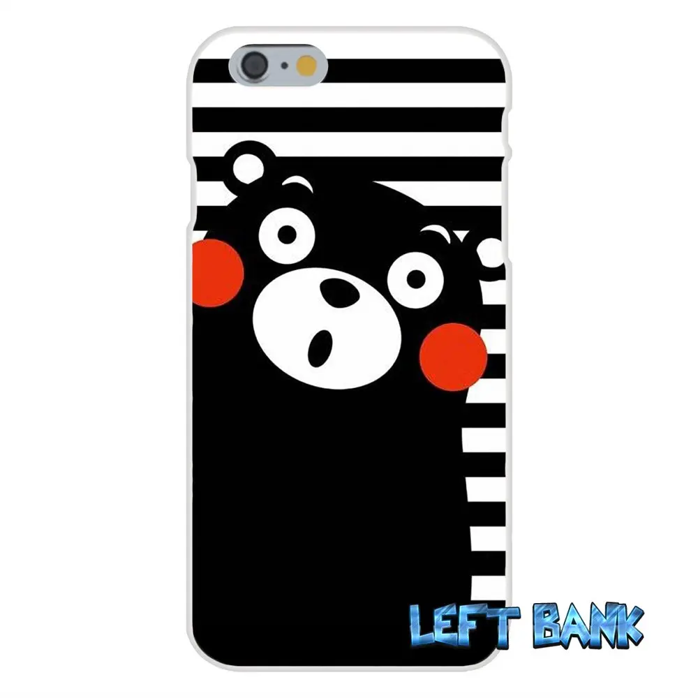 Kumamon Мягкий Силиконовый ТПУ Прозрачный чехол для iPhone 4 4S 5 5S 5C SE 6 6S 7 Plus|case for iphone|case