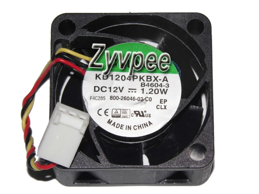 Новинка KD1204PKBX-A 800-26046-03 40*20 мм 12 В 1 2 Вт 3 провода контакта микро чехол вентилятор |
